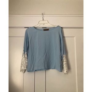 Kim Zambos Blue Blouse